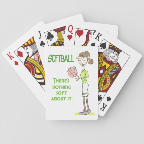 Softball Poker Cards