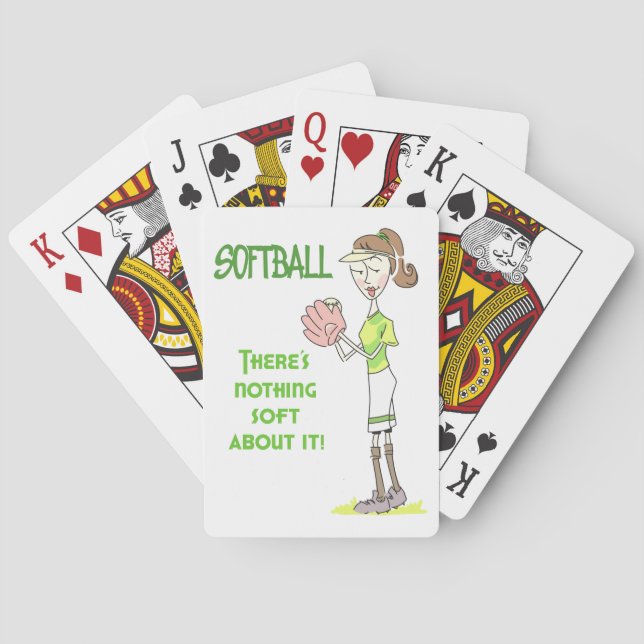 Softball Poker Cards (Back)