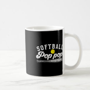 Softball Pop Pop Of A Softball Player Pop Pop  Coffee Mug