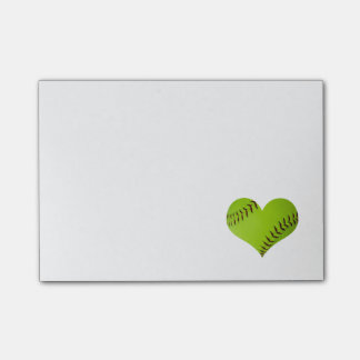 Softball Post it notes