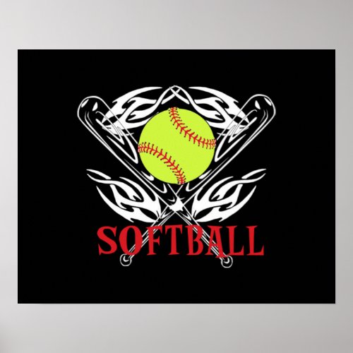 Softball Poster