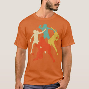 Softball Retro Vintage for Men Women Boys Girls Ki T-Shirt