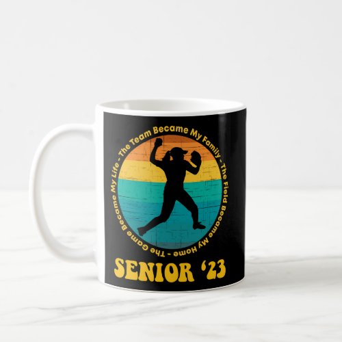 Softball Senior 2023 Senior Night High School Coffee Mug