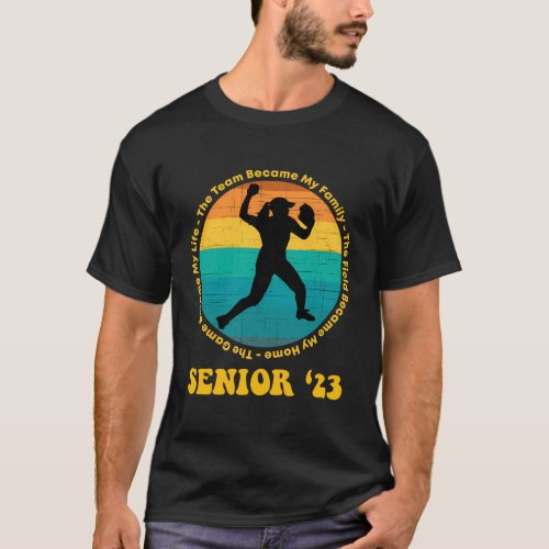 Softball Senior 2023 Senior Night High School T_Shirt