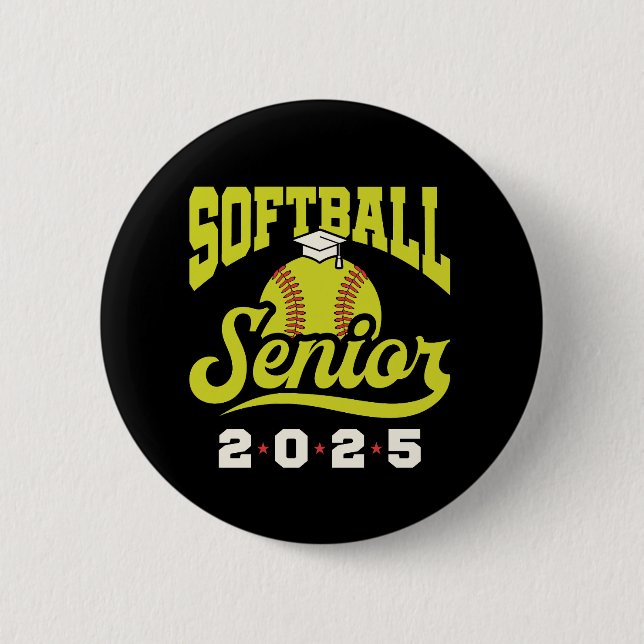 Softball Senior Class of 2025 Button (Front)