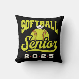 Softball Senior Class of 2025 Throw Pillow