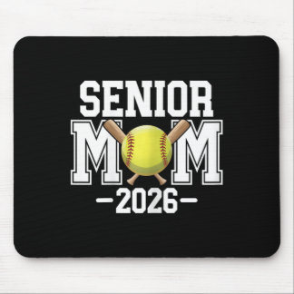 Softball Senior Mom, Cl Of 2026,senior Night Gradu Mouse Pad