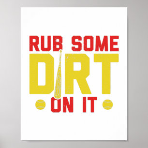 Softball Sport Softball Player Coach Team Gifts Poster