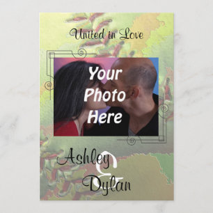 Softball Sports Theme Photo Wedding Invitation