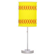 Softball Stitches Table Lamp Softball Stitches Table Lamp