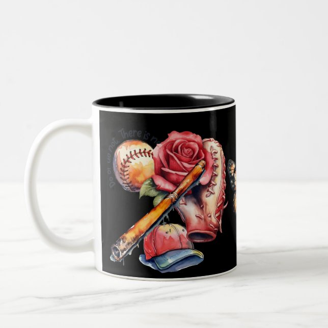 Softball Summer Two-Tone Coffee Mug (Left)