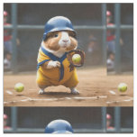 **"Softball Superstar: The Guinea Pig's Big Game"* Fabric
