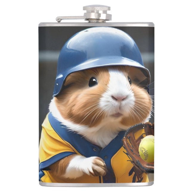 Softball Superstar: The Guinea Pig's Big Game, Flask (Front)