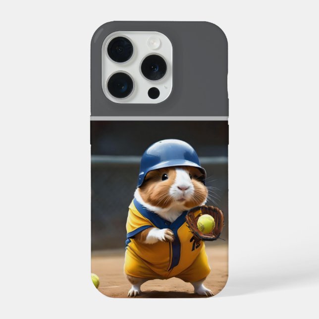 Softball Superstar: The Guinea Pig's Big Game, iPhone Case (Back)