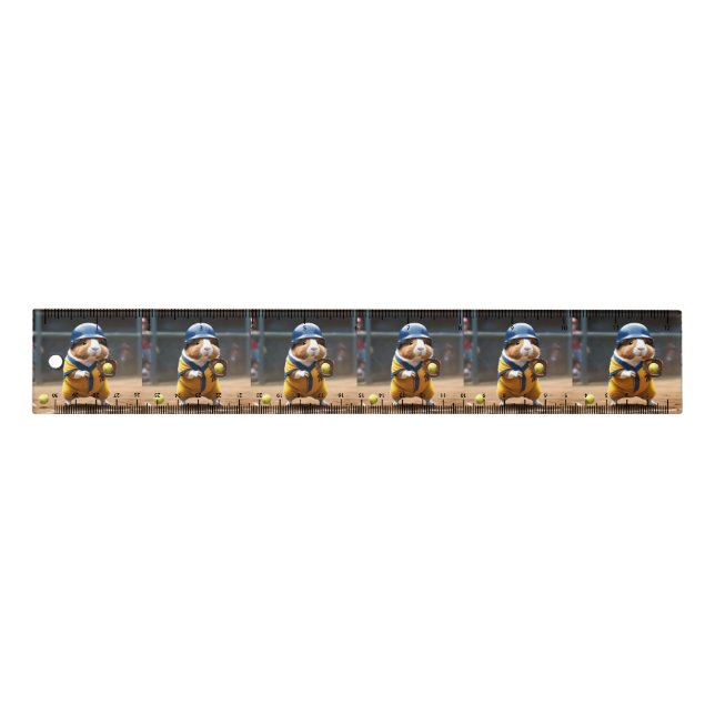 Softball Superstar: The Guinea Pig's Big Game, Ruler (Front)