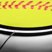 Softball Team Name Custom Text Illuminated Sports LED Sign (Edge)