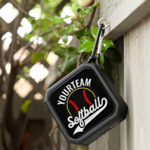 Softball Team Player ADD NAME Personalized League Bluetooth Speaker