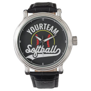 Softball Team Player ADD NAME Personalized League Watch
