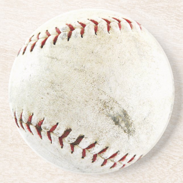 Softball Team Player Drink Coaster (Front)