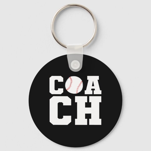 Softball Team Softball Coach For Men  Keychain (Front)