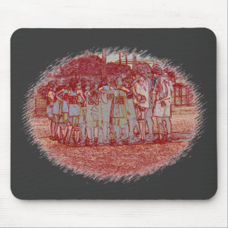 Softball Teamwork Mousepad