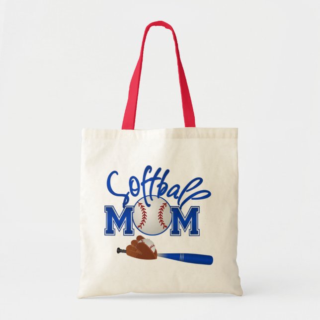 Softball Tote Bag (Front)