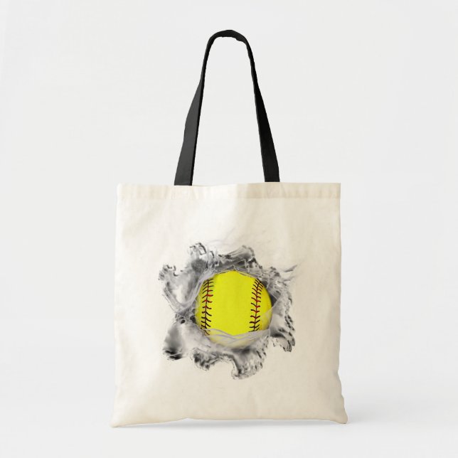 Softball Tote Bag (Front)