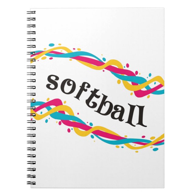 Softball Twists Notebook (Front)