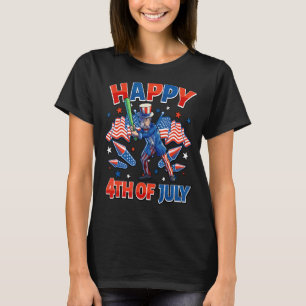 Softball Uncle Sam 4th Of July Women Men American T-Shirt