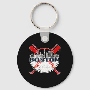 Softball Vintage Boston Baseball For Men And Women Keychain