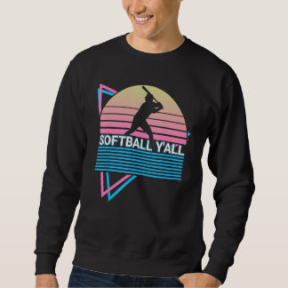 Softball Y'All Retro Sweatshirt