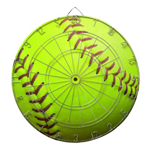 Softball Yellow Fast Pitch 8U 10U 12U Dartboard