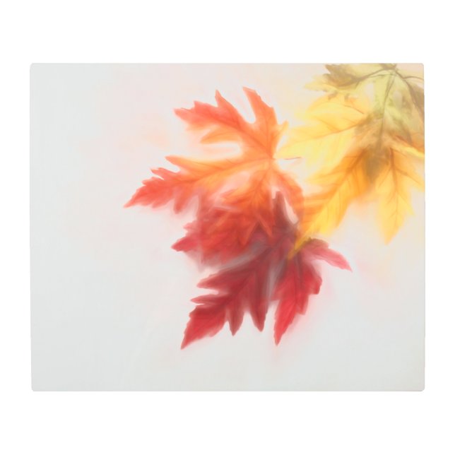 Softened Fall Metal Wall Art (Front)