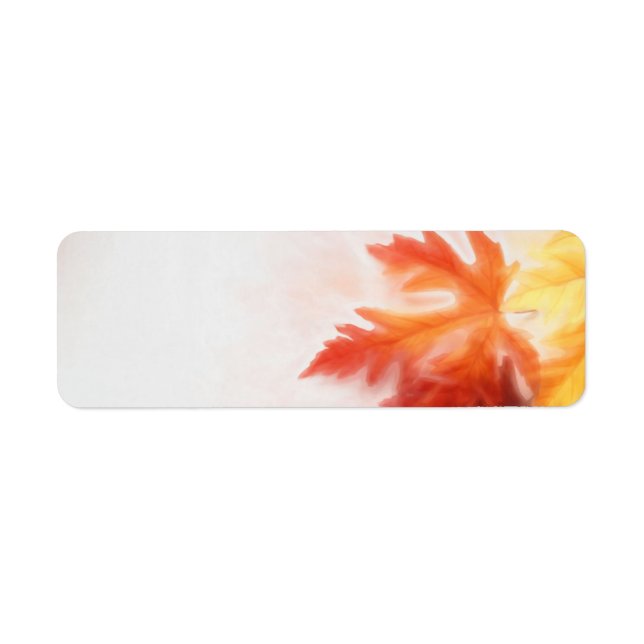 Softened Fall Return Address Labels (Front)