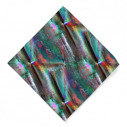 Softened psychedelic woody texture digital rugged bandana