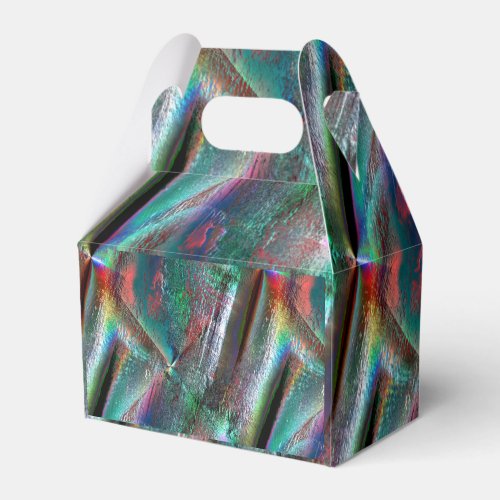 Softened psychedelic woody texture digital rugged favor boxes