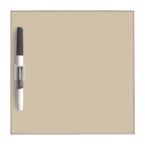 Softer Tan Solid Color Dry Erase Board