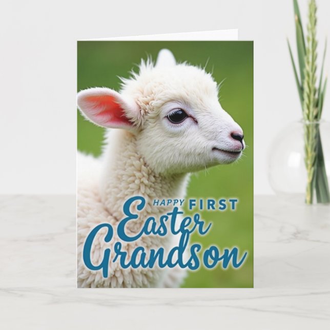 Softest Little Animal Photo Card (Front)