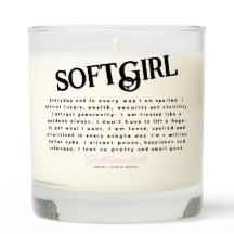 SOFTGIRL Affirmations Candle