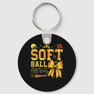 Softll All Day Softll Coquette Bow Softll Lover Keychain