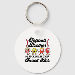 Softll Brother Funny Softll Player's Brother Keychain