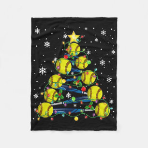 Softll Christmas Tree Merry Christmas Pajamas Men Fleece Blanket