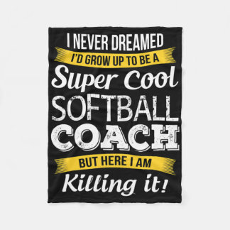 Softll Coach Shirt Thank You Appreciation Funny Gi Fleece Blanket