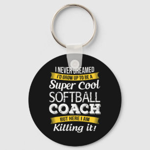 Softll Coach Shirt Thank You Appreciation Funny Gi Keychain