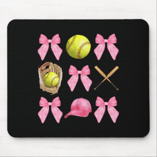 Softll Coquette Bow Soft Girl Era Sell Softll Mom  Mouse Pad