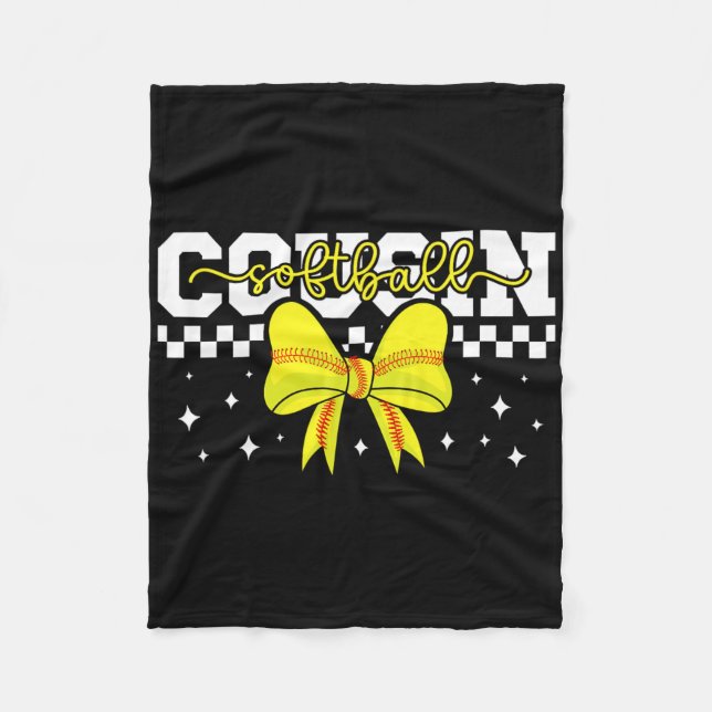 Softll Cousin Coquette Cousin Of A Softll Player C Fleece Blanket (Front)