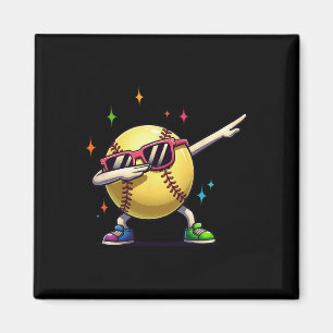Softll Dab Dance Funny Softll Player Kids Boys Adu Magnet