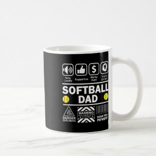 Softll Dad Funny Contents Of Sports Father Coffee Mug