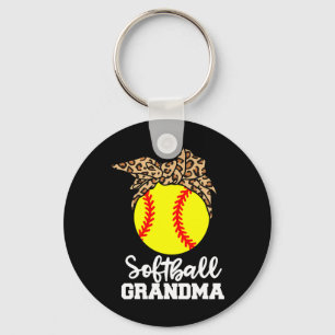 Softll Grandma Funny Leopard Grandma Keychain