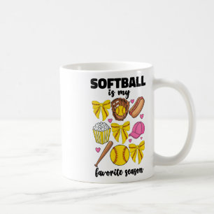 Softll Is My Favorite Season Softll Mom Women Girl Coffee Mug